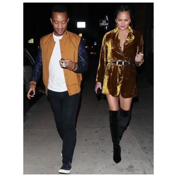 Sandro Paris Eline Velvet Mustard Gold Long Sleeve Dress Mini Short Large 12 - Picture 11 of 16